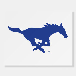 SMU Mustangs Foam Board