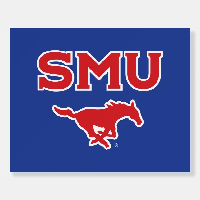 SMU Mustangs Foam Board (Front)