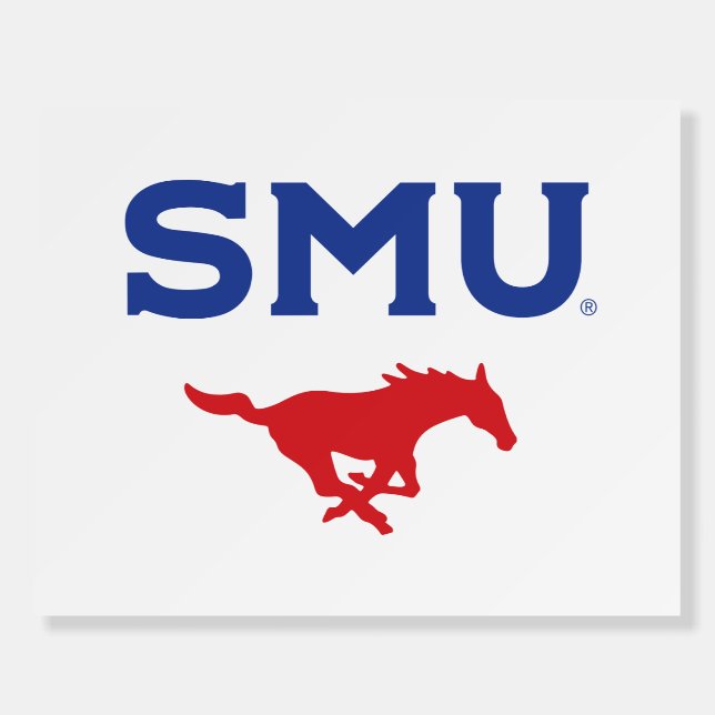 SMU Mustangs Foam Board (Front)
