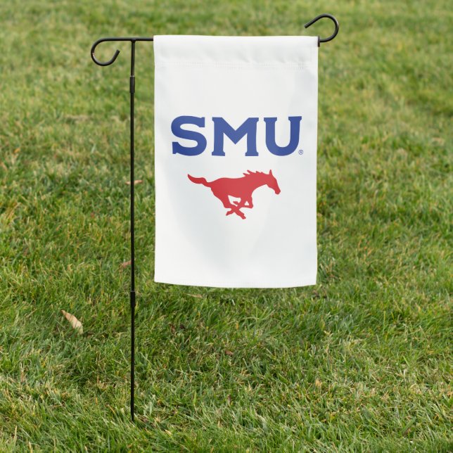 SMU Mustangs Garden Flag (In SItu)