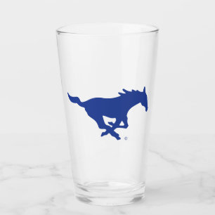 SMU Mustangs Glass