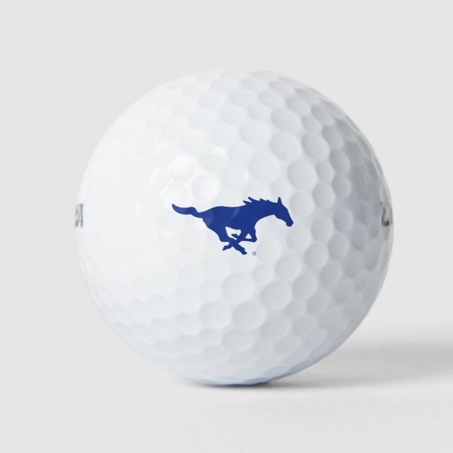 SMU Mustangs Golf Balls (Front)