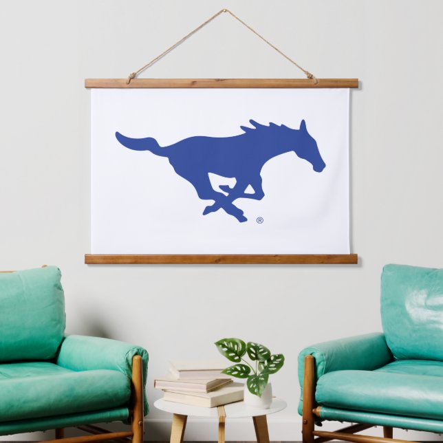SMU Mustangs Hanging Tapestry (Living Room)