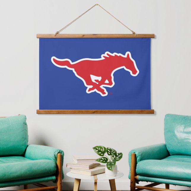 SMU Mustangs Hanging Tapestry (Living Room)