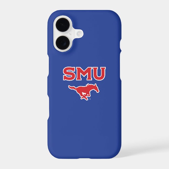 SMU Mustangs iPhone Case (Back)