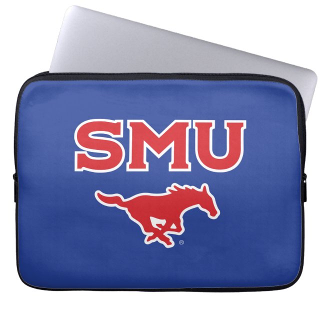 SMU Mustangs Laptop Sleeve (Front)
