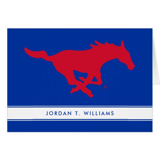 SMU Mustangs Logo (Front Horizontal)