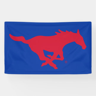SMU Mustangs Logo Banner