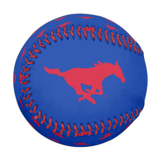 SMU Mustangs Logo Baseball