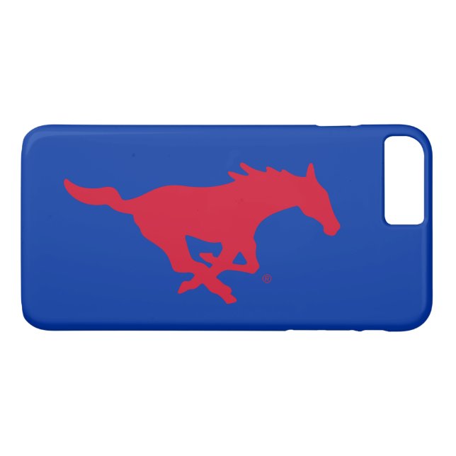 SMU Mustangs Logo Case-Mate iPhone Case (Back (Horizontal))