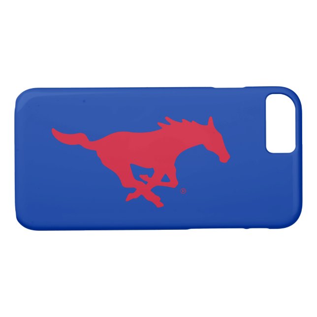 SMU Mustangs Logo Case-Mate iPhone Case (Back (Horizontal))