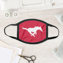 SMU Mustangs Logo Face Mask