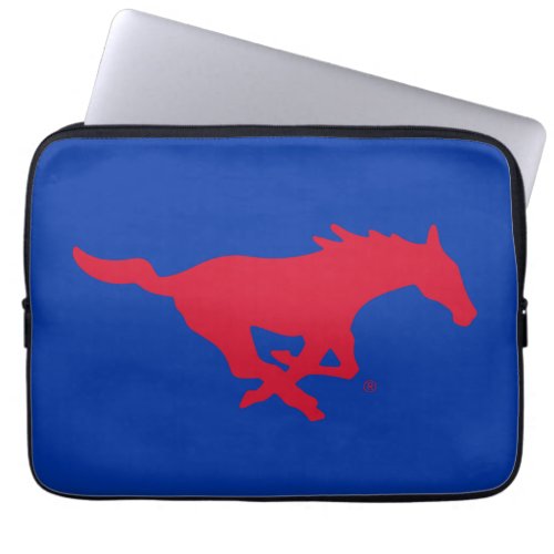 SMU Mustangs Logo Laptop Sleeve