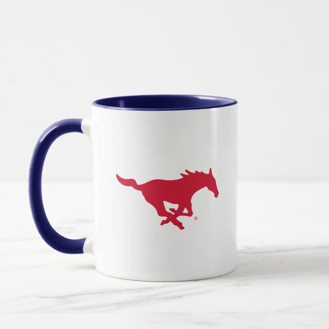 SMU Mustangs Logo Mug (Left)