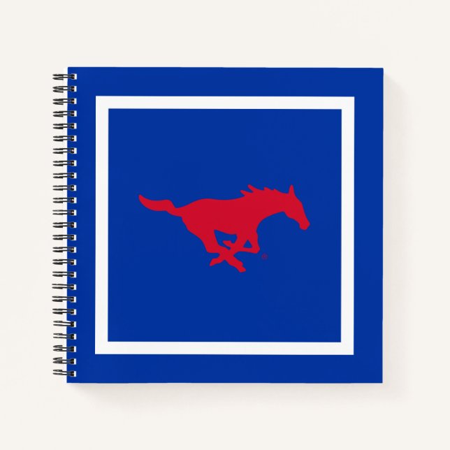 SMU Mustangs Logo Notebook (Front)