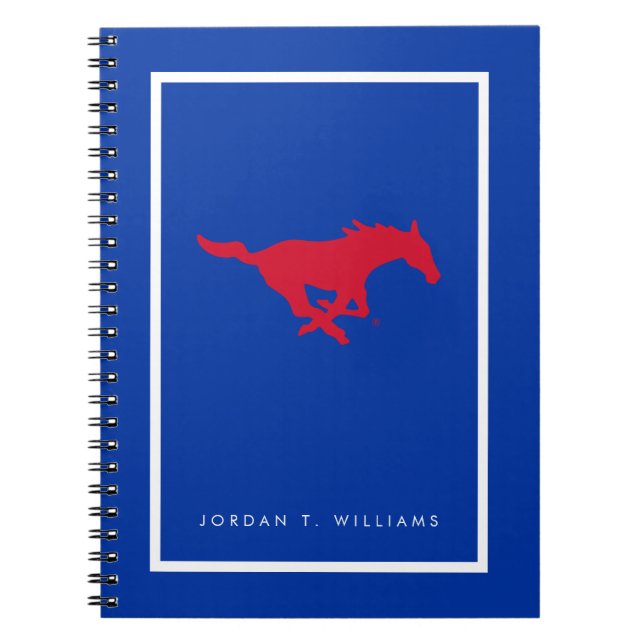 SMU Mustangs Logo Notebook (Front)