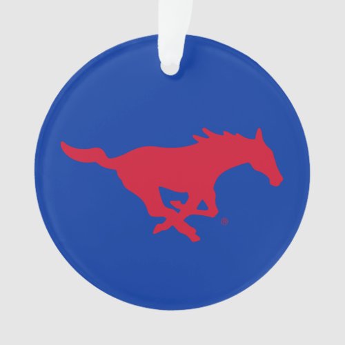 SMU Mustangs Logo Ornament