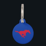 SMU Mustangs Logo Pet ID Tag<br><div class="desc">Check out these Southern Methodist University designs! Show off your SMU pride with these new University products. These make the perfect gifts for the SMU Mustang student, alumni, family, friend or fan in your life. All of these Zazzle products are customizable with your name, class year, or club. Go Stangs!...</div>