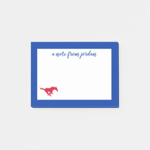 SMU Mustangs Logo Post-it Notes
