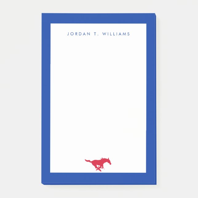 SMU Mustangs Logo Post-it Notes (Front)