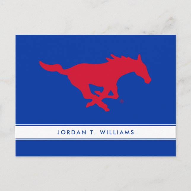 SMU Mustangs Logo Postcard (Front)
