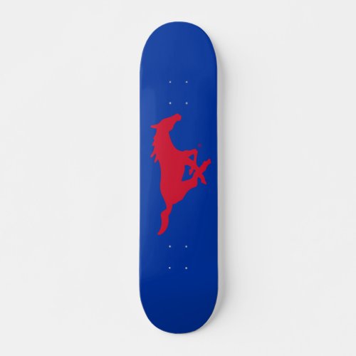 SMU Mustangs Logo Skateboard