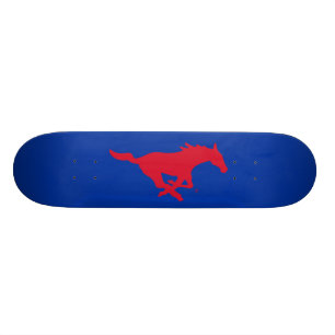 SMU Mustangs Logo Skateboard