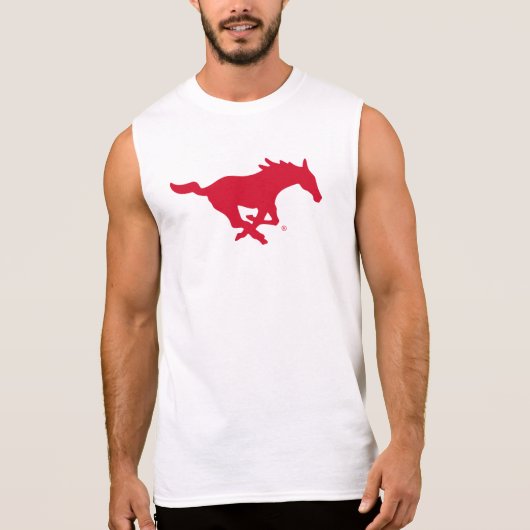SMU Mustangs Logo Sleeveless Shirt (Front)