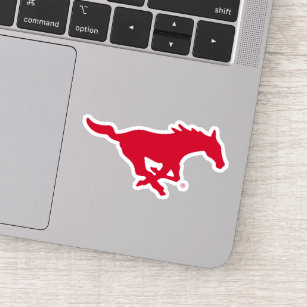 SMU Mustangs Logo Sticker