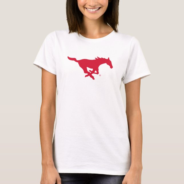 SMU Mustangs Logo T-Shirt (Front)