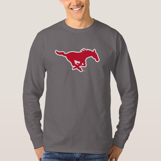 SMU Mustangs Logo T-Shirt (Front)