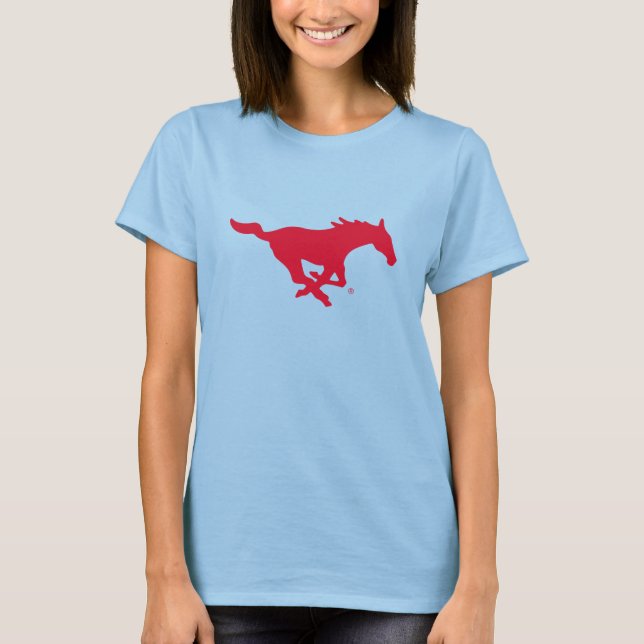 SMU Mustangs Logo T-Shirt (Front)