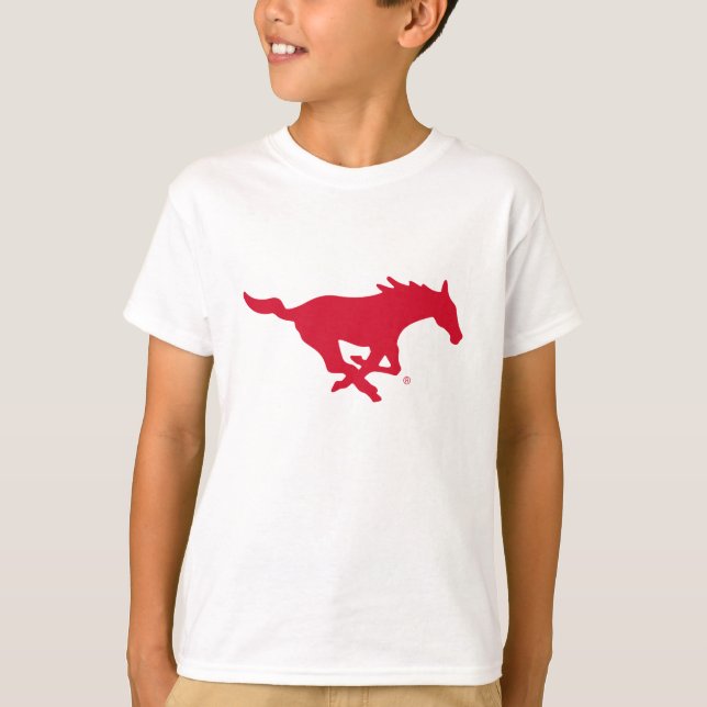 SMU Mustangs Logo T-Shirt (Front)