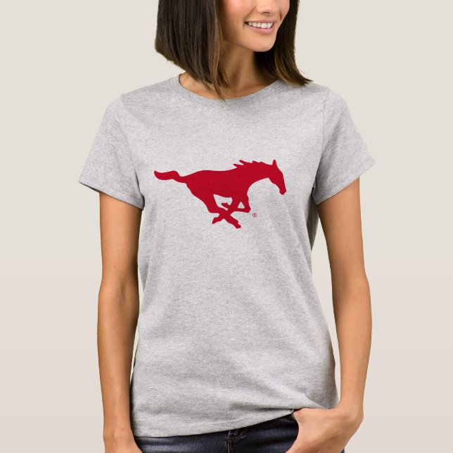 SMU Mustangs Logo T-Shirt (Front)