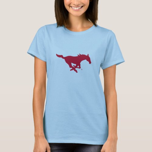 SMU Mustangs Logo T_Shirt