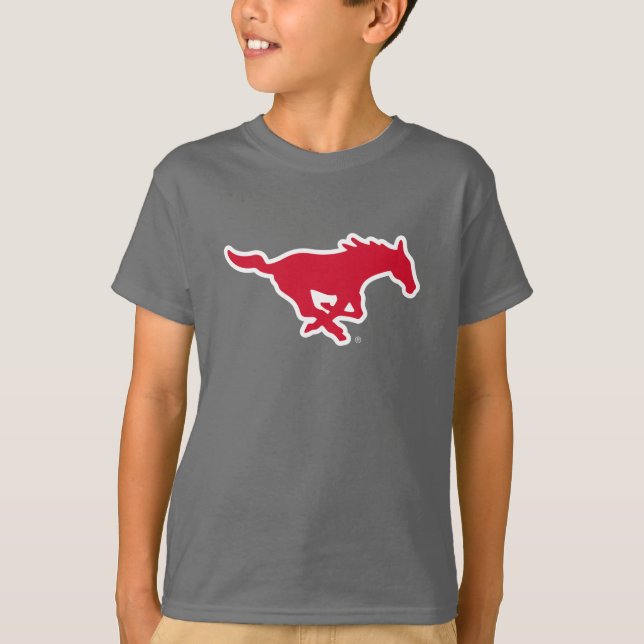 SMU Mustangs Logo T-Shirt (Front)