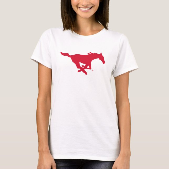 SMU Mustangs Logo T-Shirt (Front)