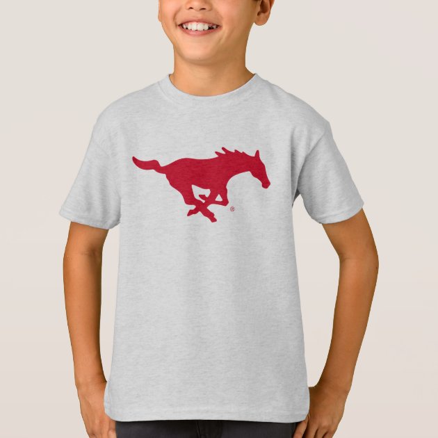 SMU Mustangs Logo T-Shirt | Zazzle.com