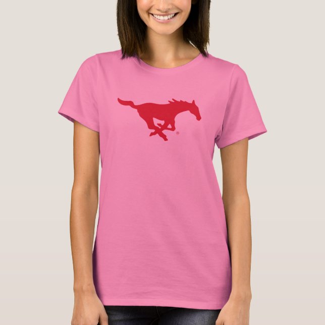SMU Mustangs Logo T-Shirt (Front)