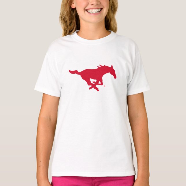 SMU Mustangs Logo T-Shirt (Front)