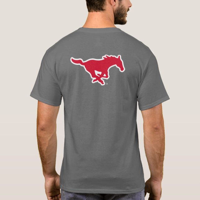 SMU Mustangs Logo T-Shirt (Back)