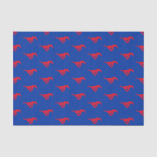 SMU Mustangs Logo Tissue Paper