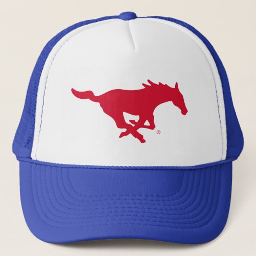 SMU Mustangs Logo Trucker Hat