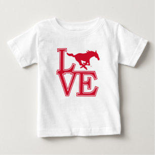 SMU Mustangs Love Baby T-Shirt