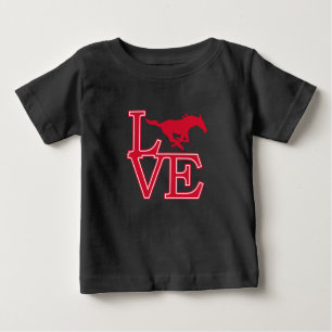 SMU Mustangs Love Baby T-Shirt