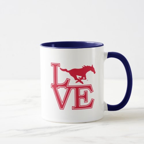 SMU Mustangs Love Mug