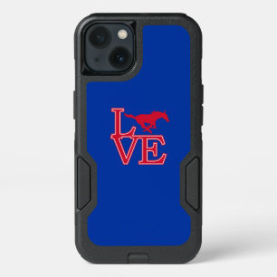 SMU Mustangs Love iPhone 13 Case