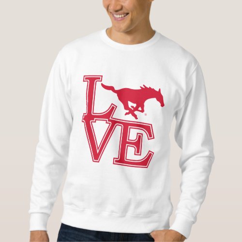 SMU Mustangs Love Sweatshirt