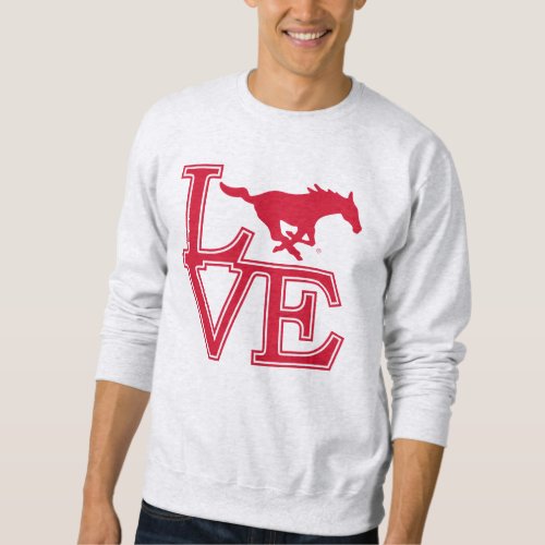 SMU Mustangs Love Sweatshirt