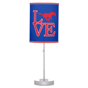 SMU Mustangs Love Table Lamp